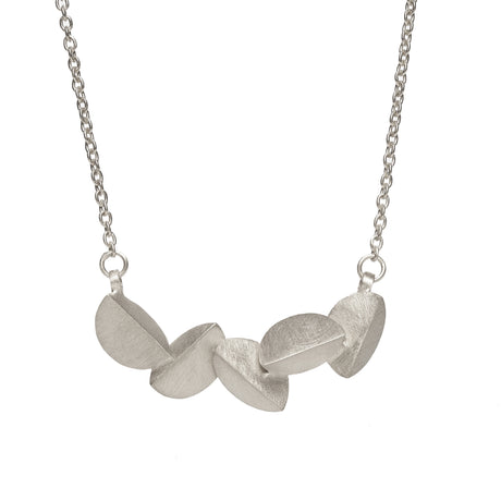 Sterling Silver mini Bella Pendant by contemporary jewellery designer, Sarah Straussberg