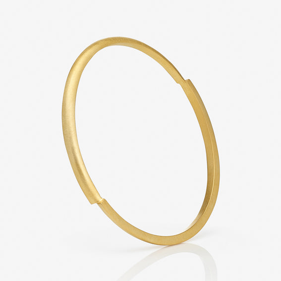 超ポイントアップ祭 Ivana Bangle Fine | 18ct Gold Plated Silver | Sarah アクセサリー